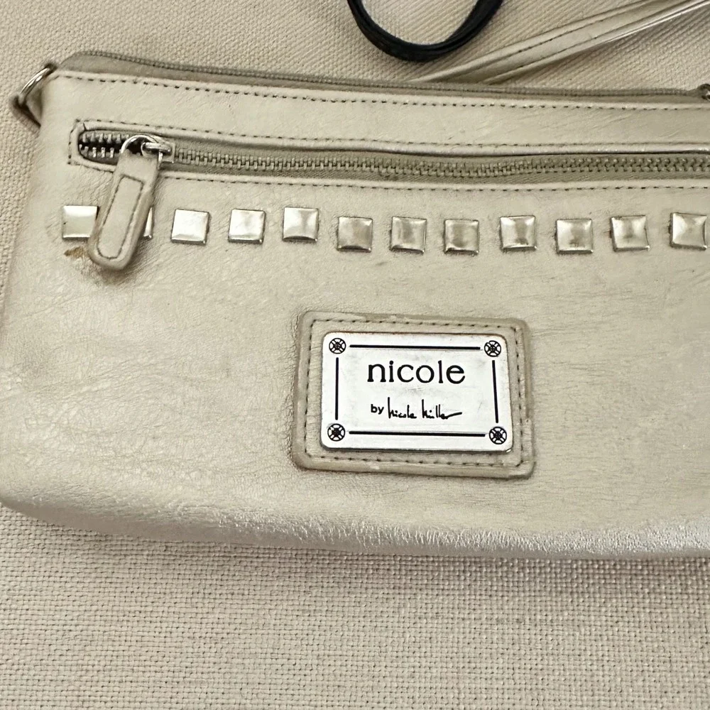 Nicole Miller Rosetti Wristlet Pouch Bundle Womens Multicolor Y2K Clutch Organiz
